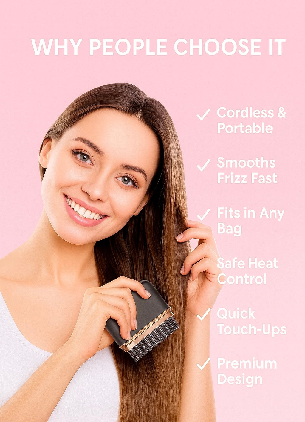 Coifelle MiniSmooth – Cordless Hair Straightener