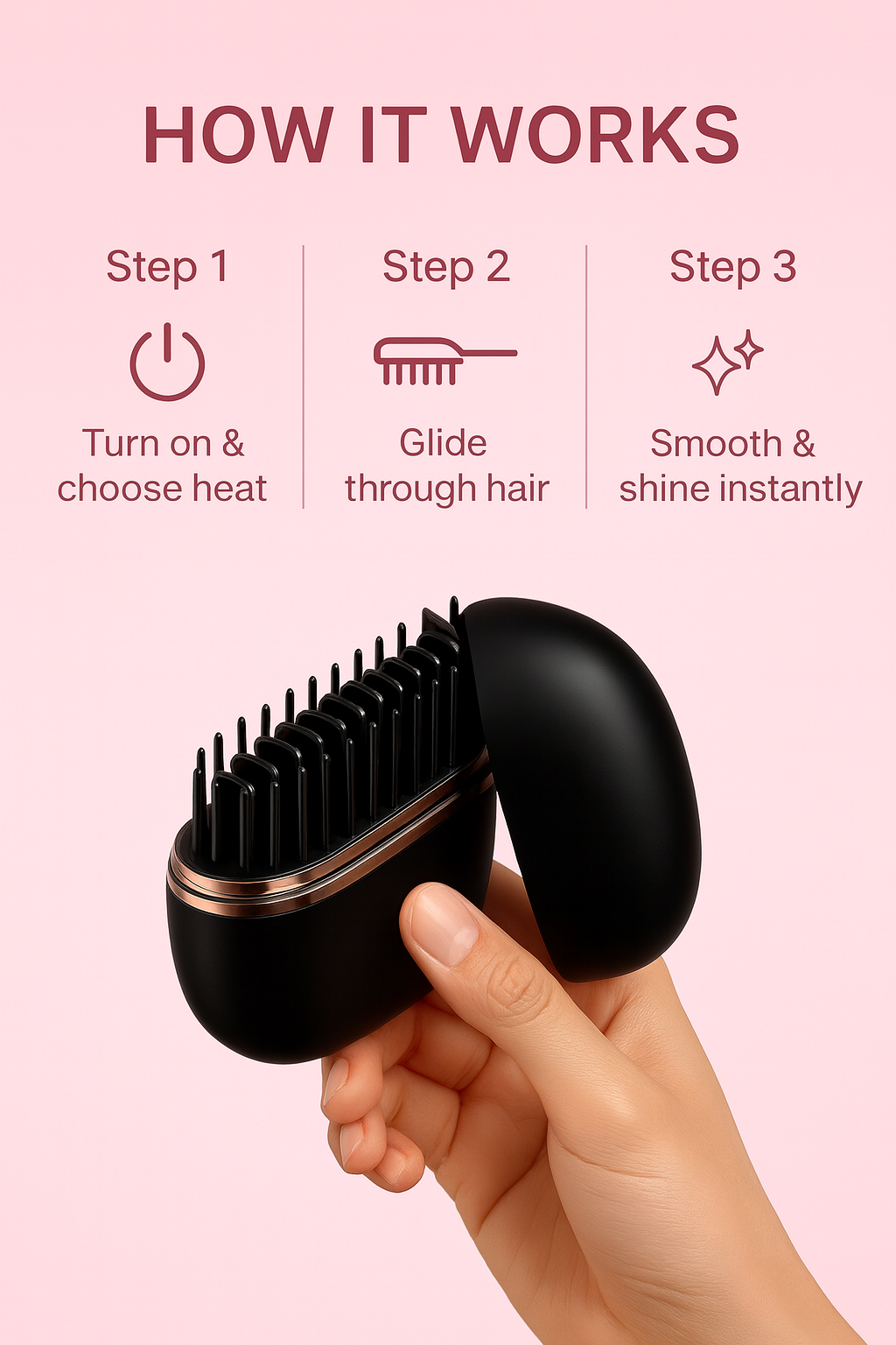 Coifelle MiniSmooth – Cordless Hair Straightener